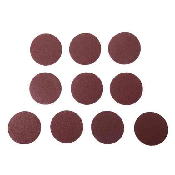 Круг наждаковий на липучці 125 мм, папір клас E, щільність 220 г/м², К40, 10 од. INTERTOOL BT-0554 Київ