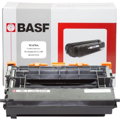 Картридж BASF HP LJ Enterprise M611/612, MFP M634/635/636 Black, without c (KT-W1470A-WOC) Винница - изображение 1