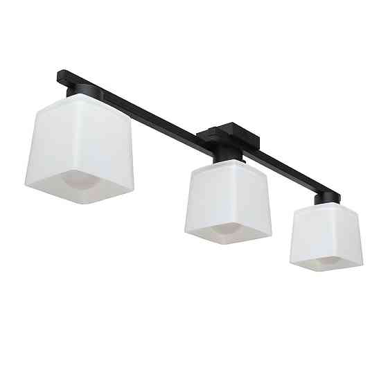 Люстра потолочная на три плафона MSK Electric Dublin под лампы Е27 черная NL 16610-3 BK Одесса