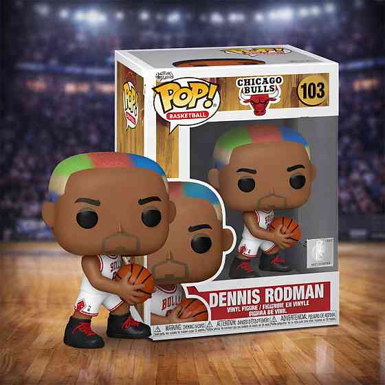 Ігрова фігурка Funko POP! серії NBA: Chicago Bulls - Денніс Родман Днепр