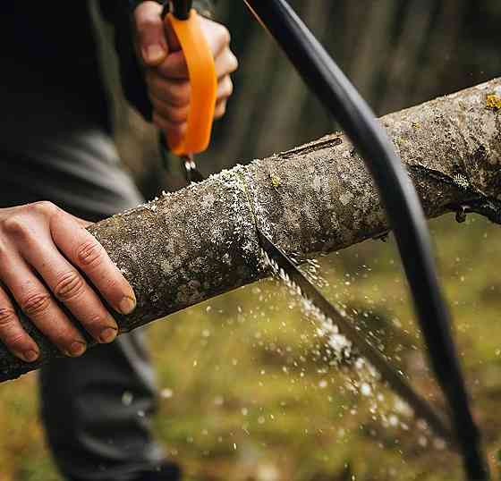 Ручна пила лучкова 54 см Fiskars "SW30" (1001621/124800) Загартована сталь Нововолинськ