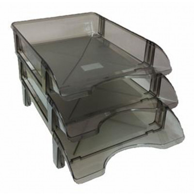 Лоток для паперів КіП горизонтальний, димчастий (TRAYH-KIP-LG-06-D) Вінниця - фото 2