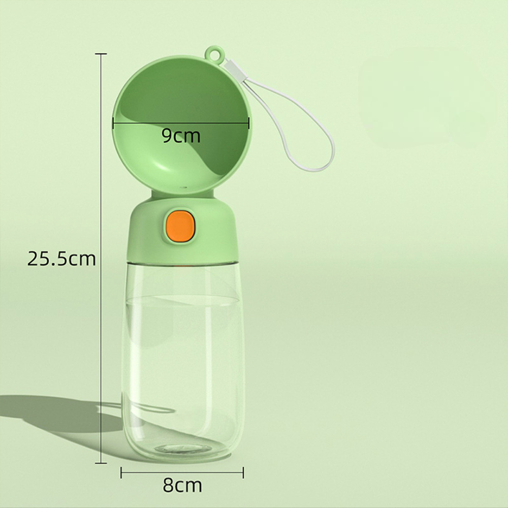 Поїлка-пляшка для собак 2-в-1 з контейнером для їжі,350мл,AND 123 SBR Київ - фото 8