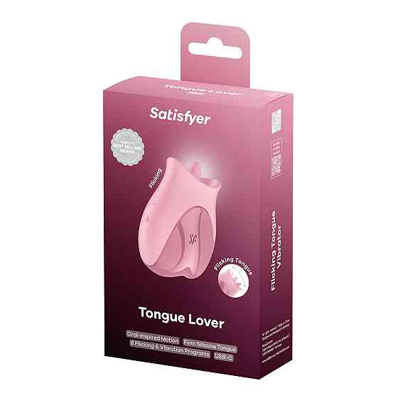 Вибростимулятор для клитора Satisfyer Tongue Lover с язычком Sex Aura Киев