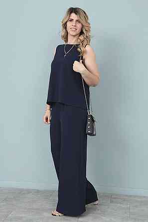 Літній костюм зі штанами палаццо "Stellar" оптом | Батал | Розпродаж моделі Київ
