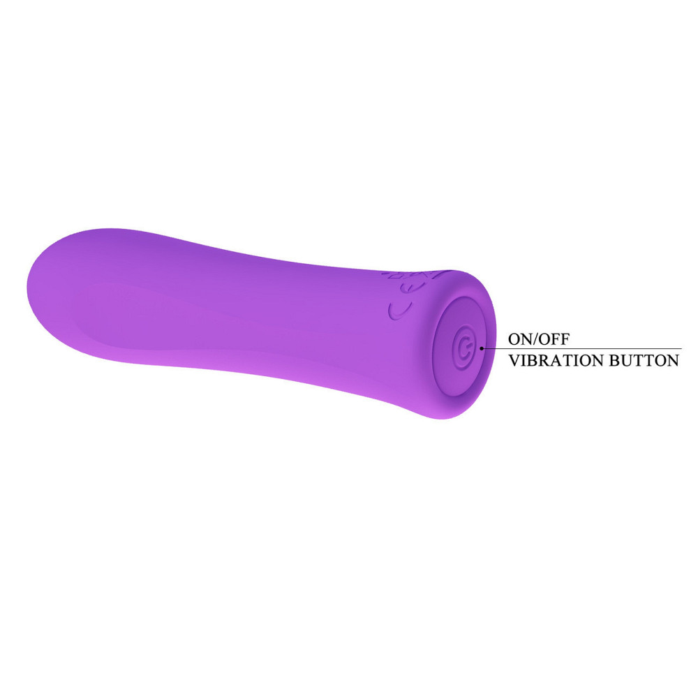 Мини-вибратор PRETTY LOVE Alfreda 12 режимов, фиолетовый, 10.2 х 2.6 см Sex Aura Киев - изображение 5