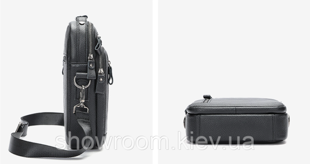 Чоловіча шкіряна барсетка Leather Collection (5066) Київ - фото 2