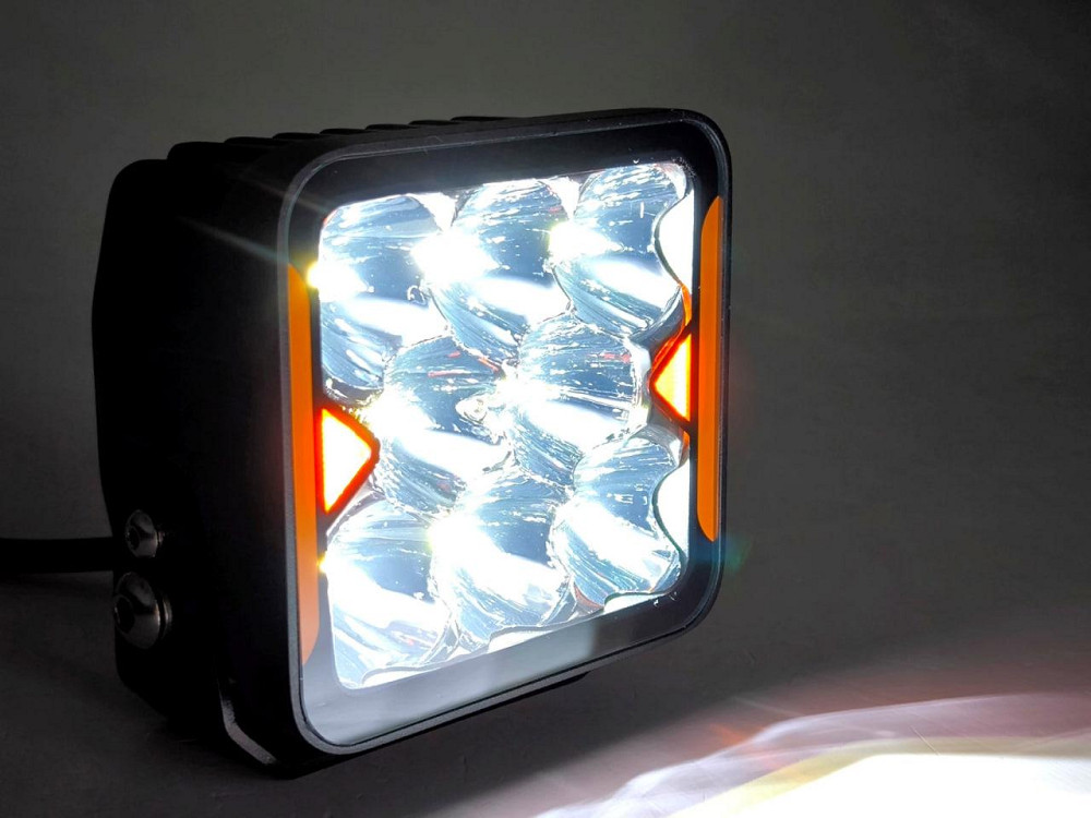 Світлодіодна фара StarLight SL-W0240S квадратна, дальнє світло WHITE + DRL 40W 4800Lm 5700K 12/24V Харків - фото 8