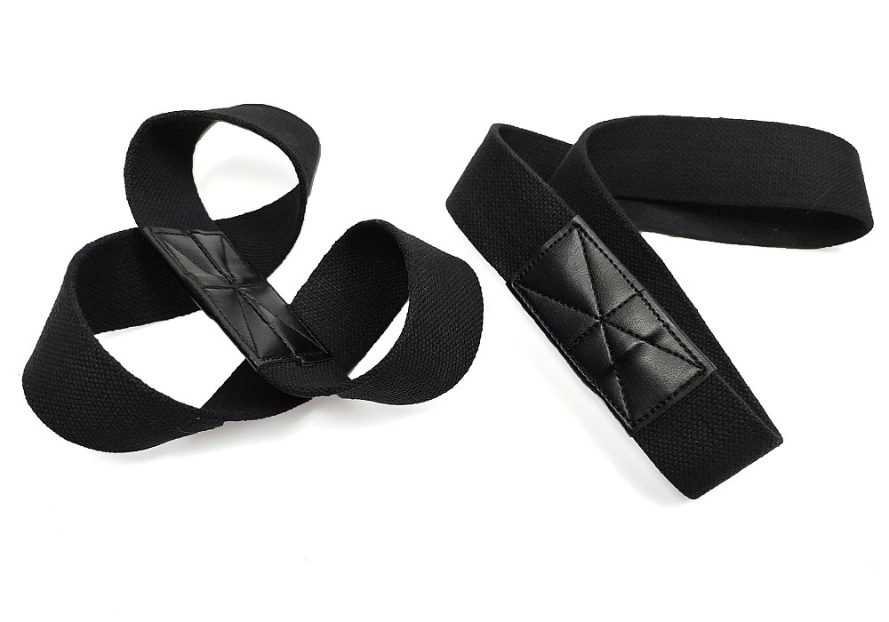 Лямки атлетичні EasyFit для турніка та поперечини чорні Коломыя - изображение 4