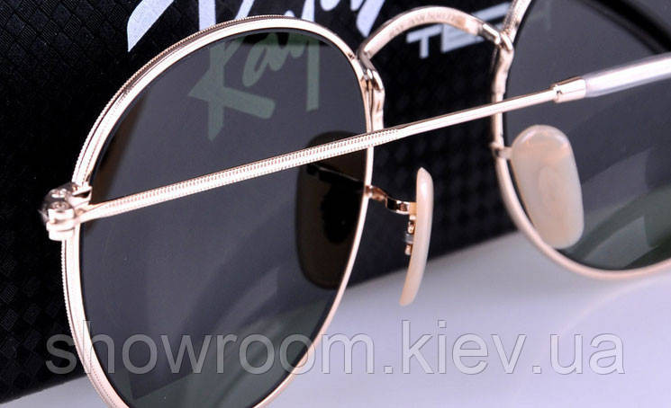 Мужские солнцезащитные очки Ray Ban Round 3447 001 LUX Киев - изображение 4