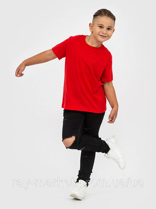 Футболка дитяча базова Stedman Classic-T Kids для хлопчиків червона (ST2200M-SRE) L Київ - фото 3