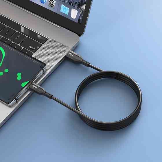 Кабель Hoco X72 Creator silicone charging data cable for Type-C Black Одеса