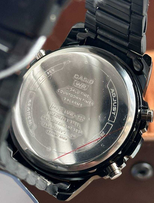 Годинник Casio AMW-880 Total Black Киев - изображение 4