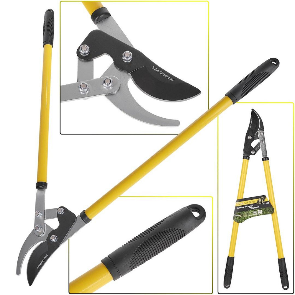 Гілкоріз "GEKO" тип лез ножицевий, для гілок до 35мм, довжина,мм: (леза70, ручки 540, загальна 700) Київ - фото 1