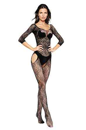 Бодистокинг - Bodystocking 6032, Black, S/L Sex Aura Киев