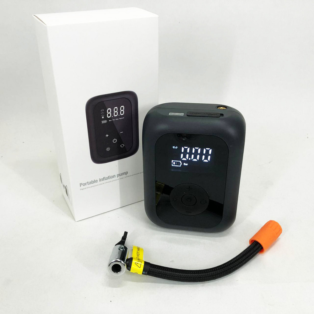 Портативний компресор для шин CZK-4234 20 л, Повітряний компресор насос Повітряний 12 вольт NX-18 Київ - фото 17