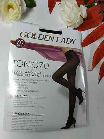 Колготки середньої щільності Golden lady tonic 70 колір чорний голден розмір 3 ЛЕДІ тонік Славута