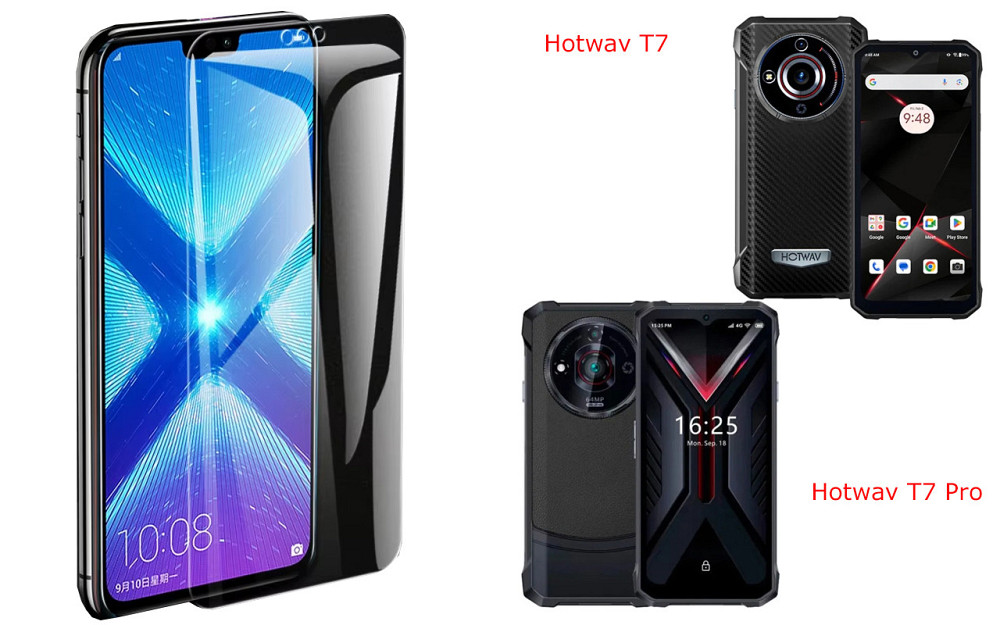 Защитное стекло NeoGlass для Hotwav T7, Hotwav T7 Pro – ультрапрозрачное и устойчивое Киев - изображение 2