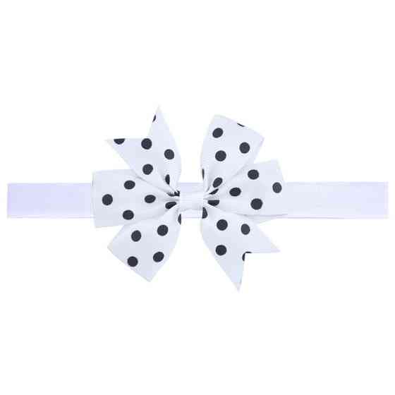 Детская повязка в горох one size белый Киев