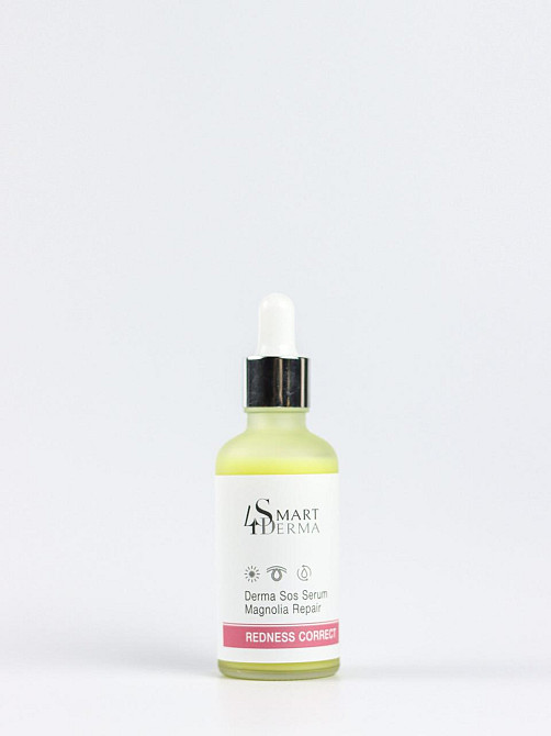 Smart4Derma Redness Correct Derma Sos Serum Magnolia Repair Интенсивная SOS сыворотка для чуствительной и купе Днепр - изображение 1
