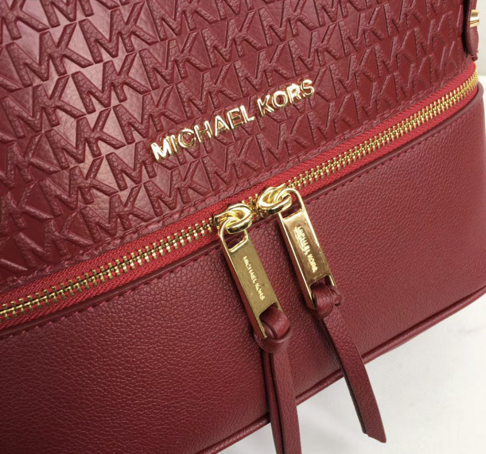 Женский рюкзак Michael Kors Rhea Zip G Bordeaux Lux Киев - изображение 6