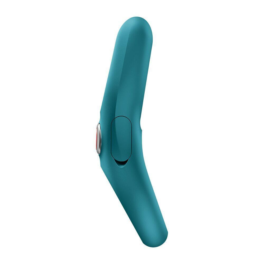 Эрекционное виброкольцо с двойной стимуляцией клитора Fun Factory NŌS PRO Bottle Green, 2 мотора Sex Aura Киев - изображение 5