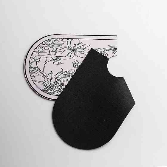 Влаговпитывающий коврик для раковины под кран из полиэстера 37,5*13 см HP-42-12W Киев