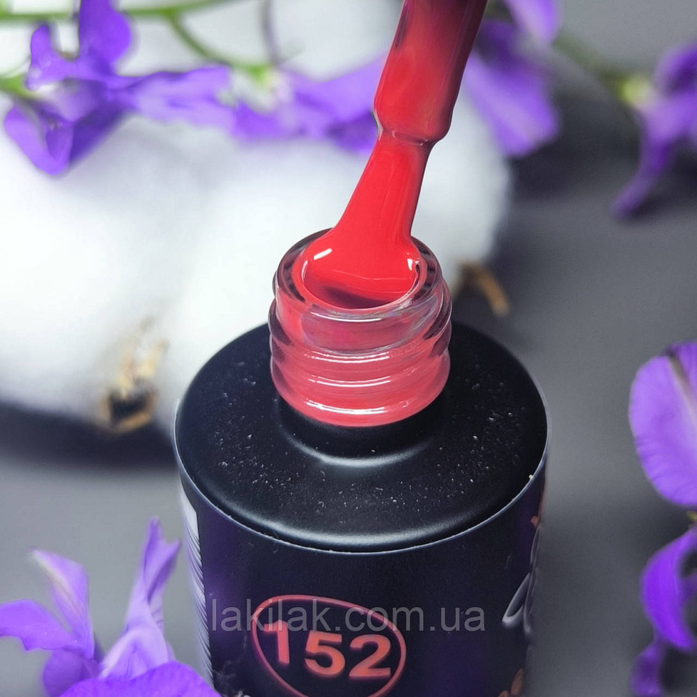 Гель-лак для нігтів Bee Nails 152 (насичений червоний) 8мл Херсон - фото 1
