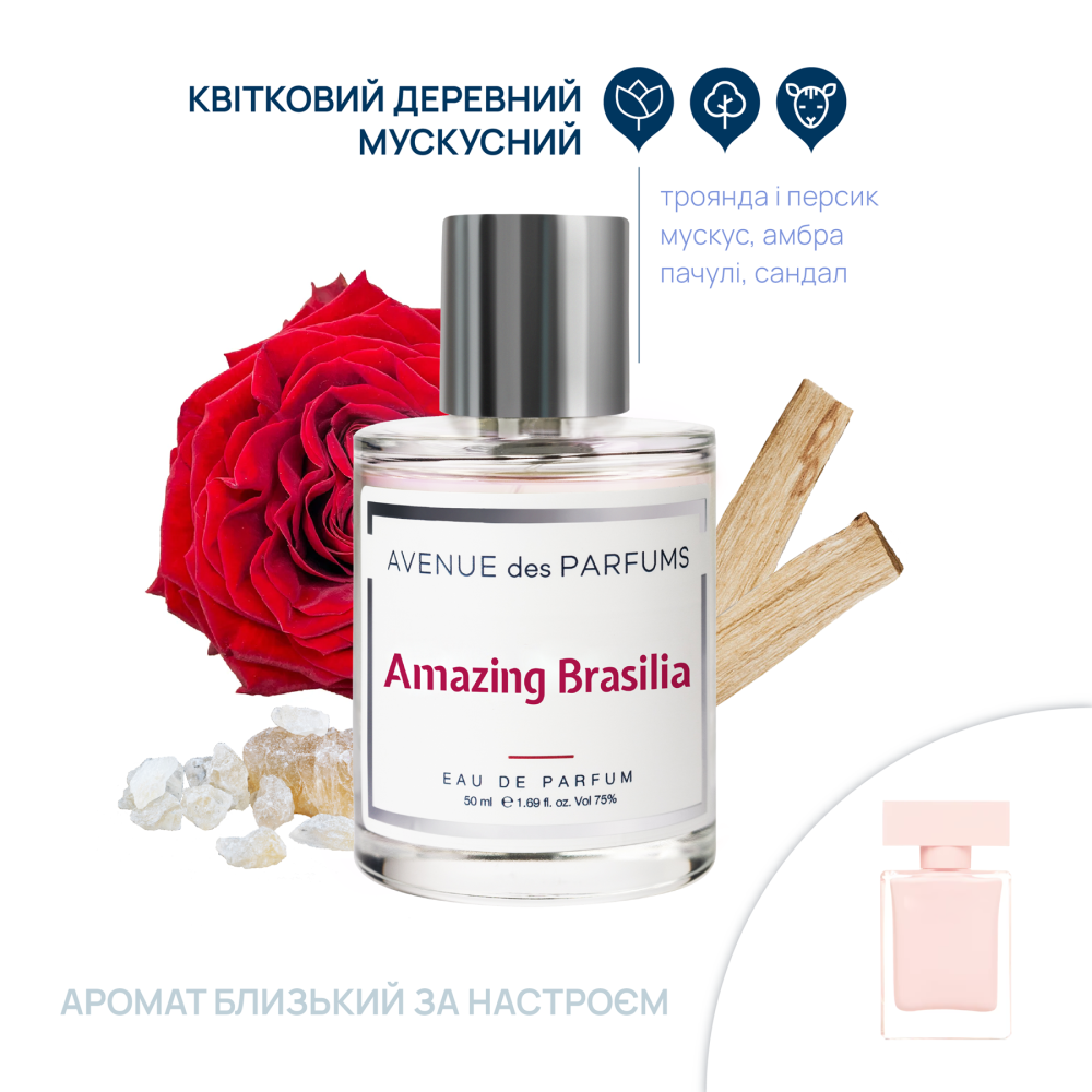 Парфумована вода Amazing Brasilia Avenue des Parfums 50 мл Київ - фото 2