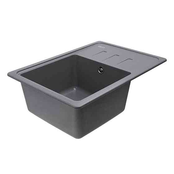 Гранітна мийка для кухні VALESO LIANA 6243 матова Сірий мусон Коломыя