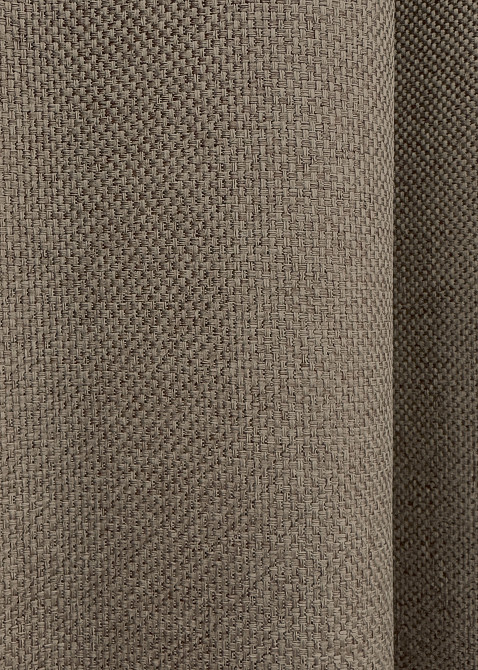 Комплект готових штор VR-Textil Льон-блекаут Льон Мішковина № 825ш Темний беж 145х250см 2 шт (39-945) Київ - фото 8