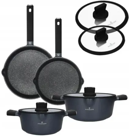 Zwieger Vesna Zestaw 2 Garnków Сковорідки 24/28cm + Кришки (ZVESNA24) Киев