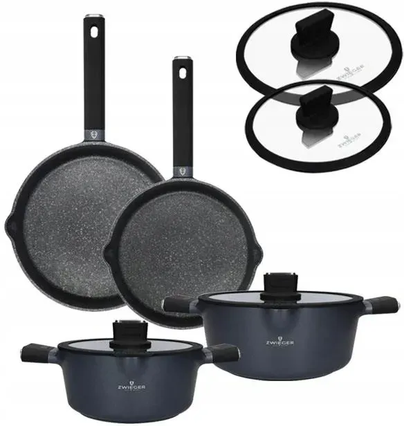 Zwieger Vesna Zestaw 2 Garnków Сковорідки 24/28cm + Кришки (ZVESNA24) Киев - изображение 1