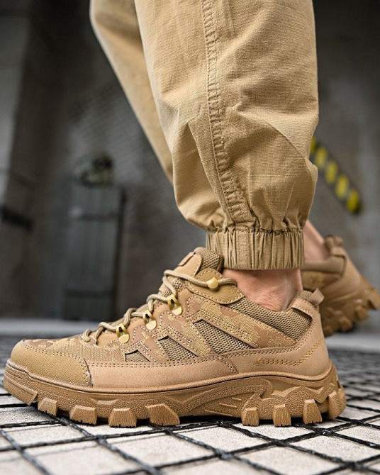 Демісезоннім мілітарі кросівки кайот мульт ПП7821 Одеса - фото 1