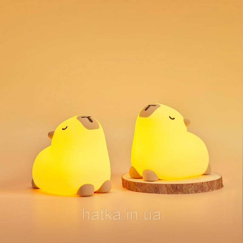 Силиконовый беспроводной ночник «Капибара» Киев - изображение 3