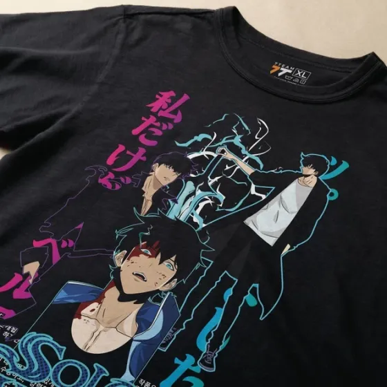 Футболка для подростка мальчика с принтом 140olo Leveling 140ung Jin-Woo 4 Размер 160 Anime10909 Днепр