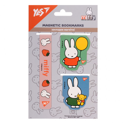 Закладки для книг Yes магнитные Miffy 3 шт (708356) Винница - изображение 2