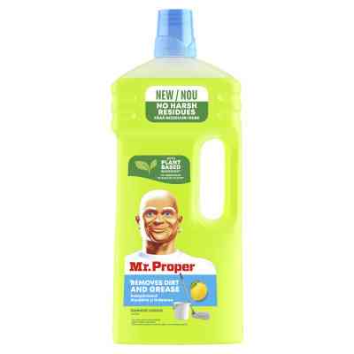 Средство для мытья пола Mr. Proper Чистота и блеск Лимон 1.5 л (5410076957484) Винница