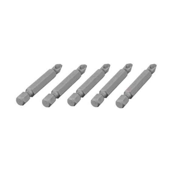 Комплект викруткових насадок, PZ2, 1/4"×50 мм, ACR, S2, 5 од., STORM Львів