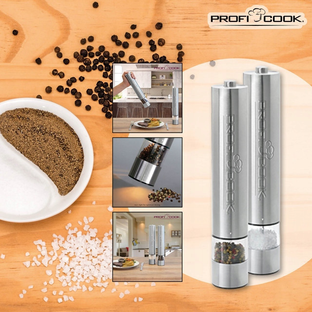 Электрический набор мельниц для перца и соли ProfiCook PC-PSM (1031) Нововолынск - изображение 8