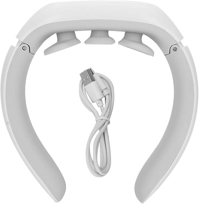 Электрический беспроводной импульсный массажер для шеи и плеч с подогревом Ailuen ALE-50 Днепр - изображение 9