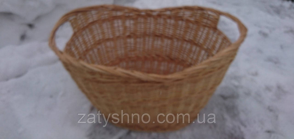 Большая плетеная корзина на дрова Киев - изображение 3