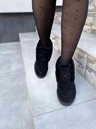 Daragani Черевики жіночі Daragani чорні натуральна замша зима 37-40р. (4245) Коломыя