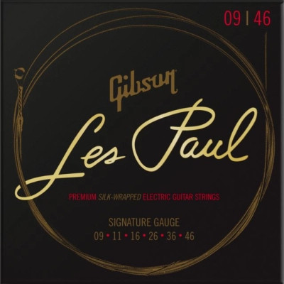 Струны для гитары Gibson SEG-LES Les Paul Premium Electric Guitar Strings Signature (09-46) (230475) Винница - изображение 1