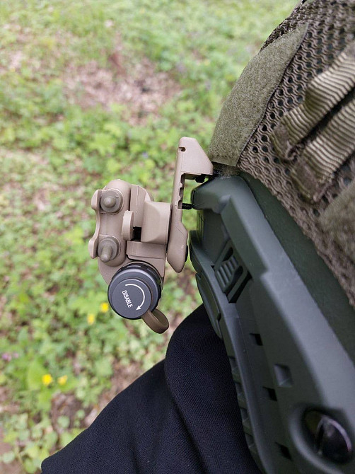 Тактичний ліхтарик на шолом (біле та червоне світло) Койот Вінниця - фото 8