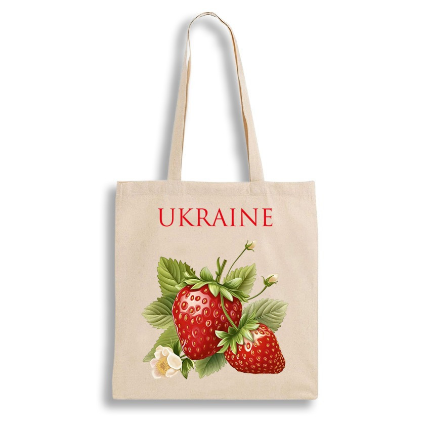 Екошопер BookOpt BK4086 Полуниця. Дивовижні ласощі, даровані природою бежевий Киев - изображение 2