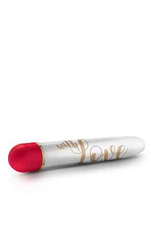 Вибратор Дамский пальчик Blush Love, бело-красный, 14.5 х 2.5 см Sex Aura Киев