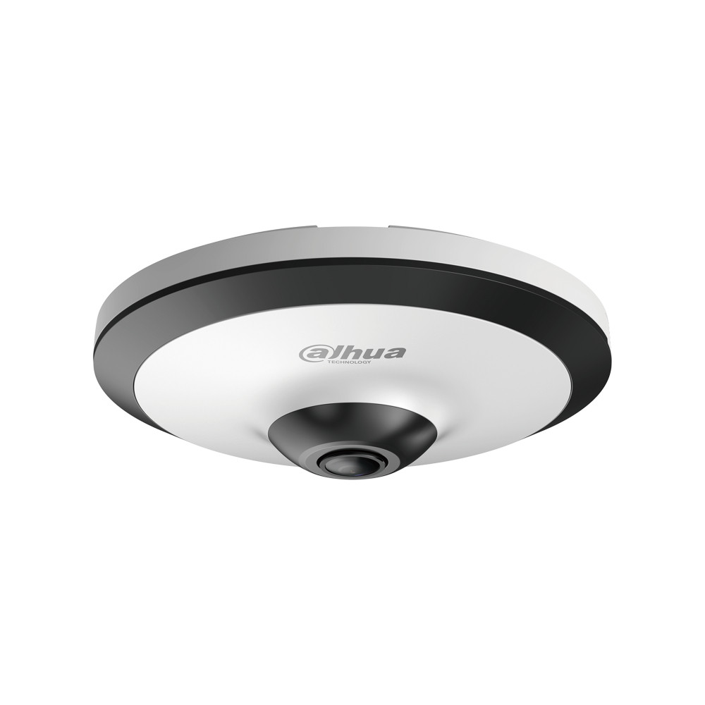 HDCVI відеокамера Fisheye 5 Мп Dahua DH-HAC-EW2501P з вбудованим мікрофоном для системи відеонагляду Київ - фото 1