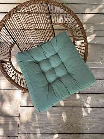 Подушка для стульев (50x50х8 см) Decorator Соро цвет бирюзовый 84-051 Киев