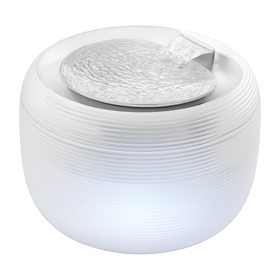 Фонтан-поилка для собак и котов автоматический WAUDOG с подсветкой, 2,5 л, белый Киев - изображение 5